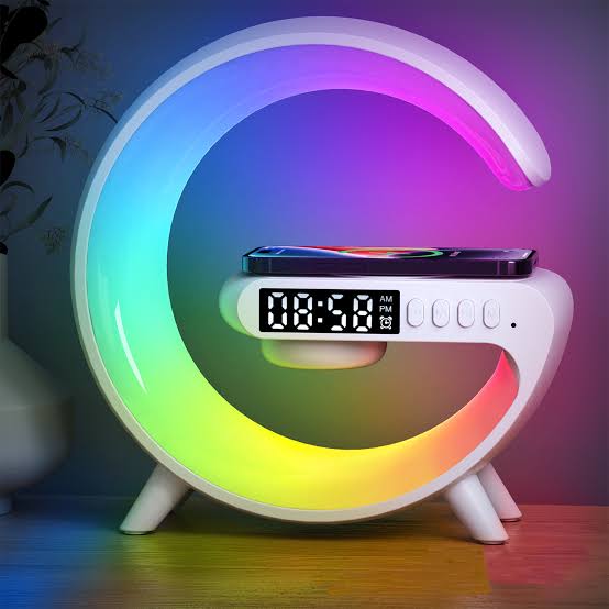 Wireless Charging Feature Multifunctional LED Lamp